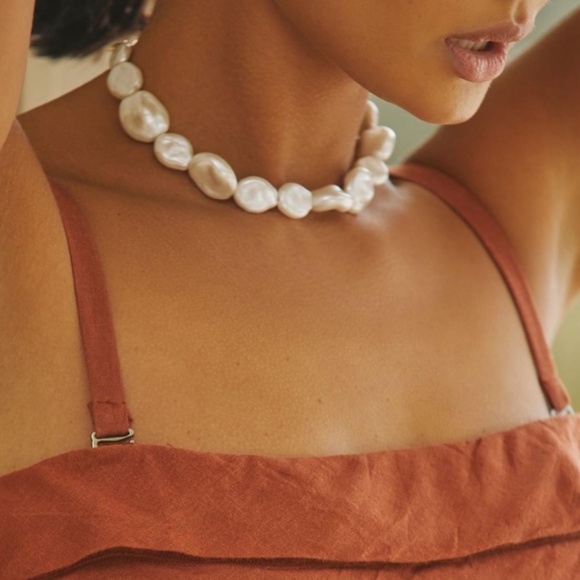 Brand New By Anthropologie Strapless Linen Romper - Picture 4 of 8